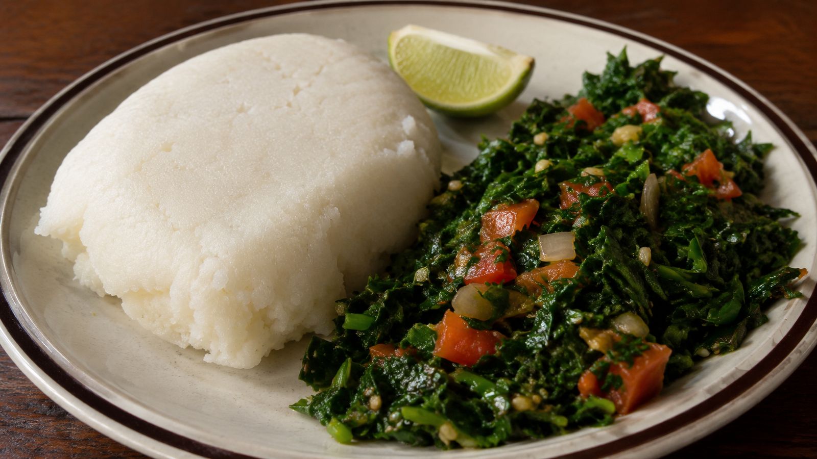 Ugali na Sukuma Wiki