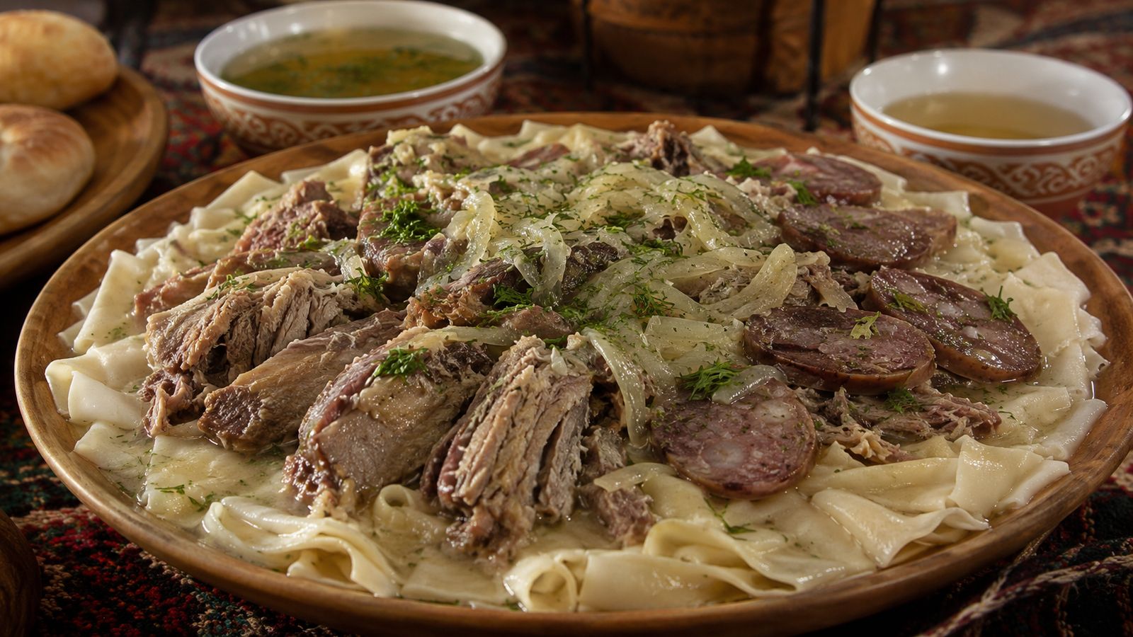 Beshbarmak kirghize (Бешбармак)