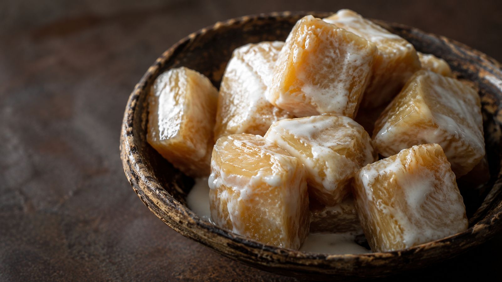 Te Kabubu (bouillie de farine de pandanus séché)