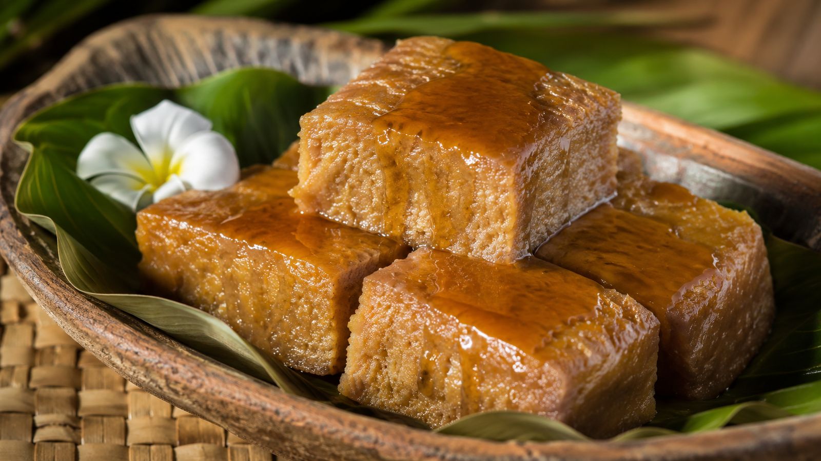 Te Roro (friandise de pandanus a la creme de coco)