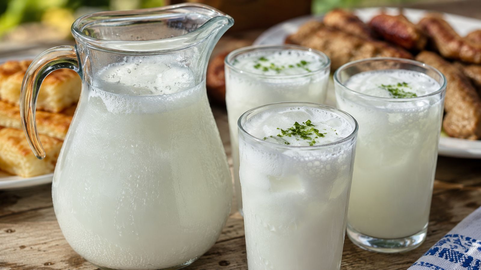 Ayran kosovar (boisson lait fermenté salé)