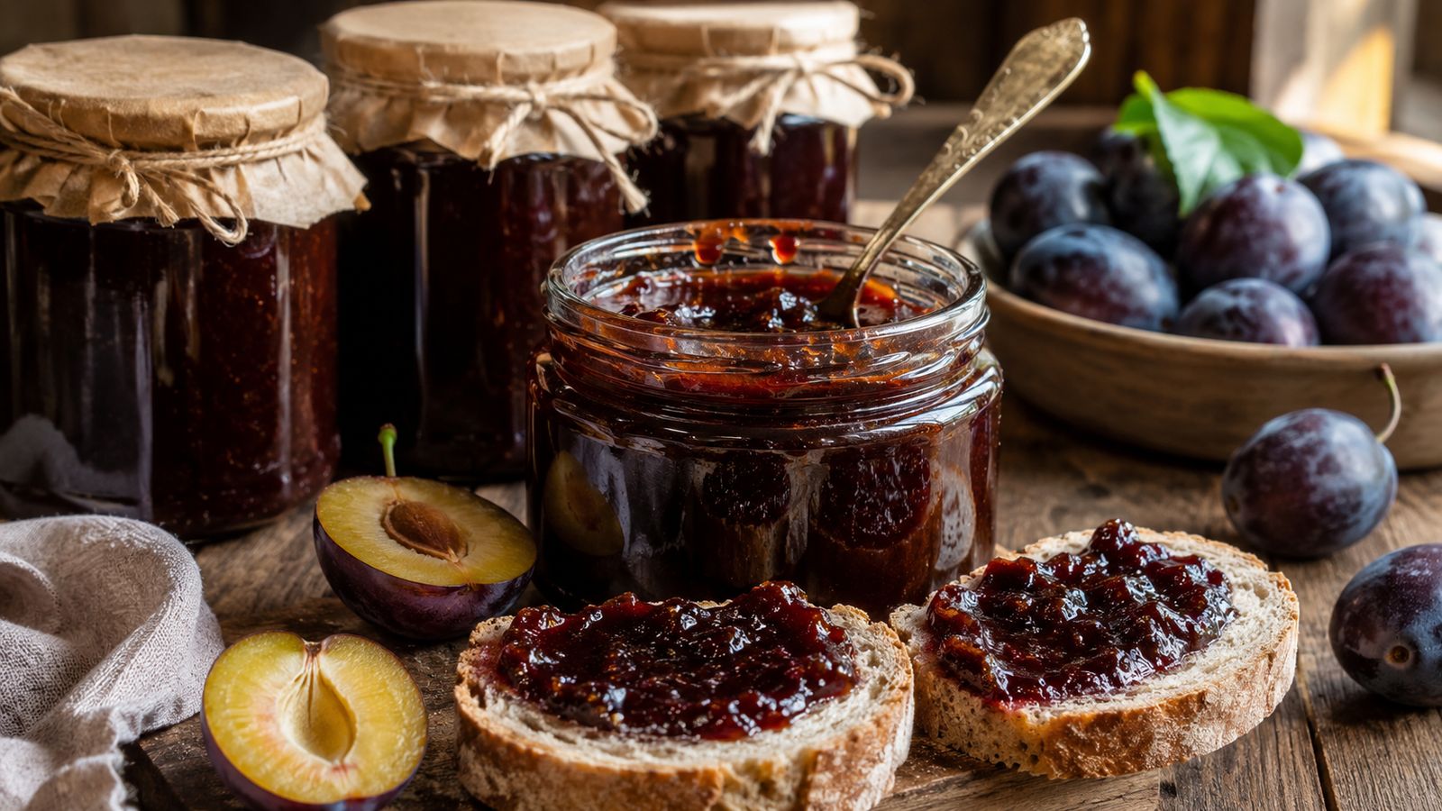Reçel kumbulle (confiture de prunes maison kosovare)