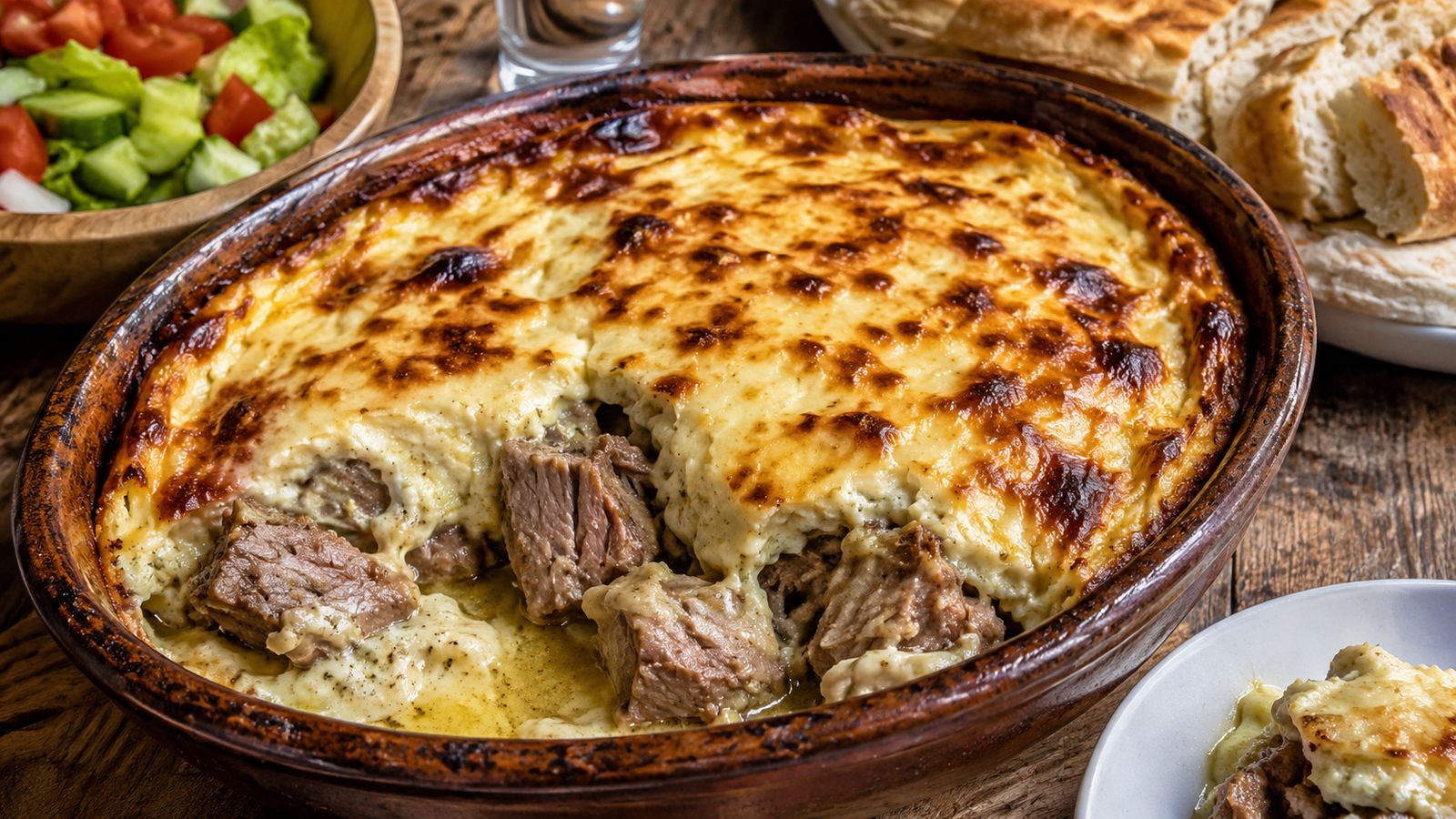 Tavë Kosi (cocotte agneau-riz-yaourt national albano-kosovar)