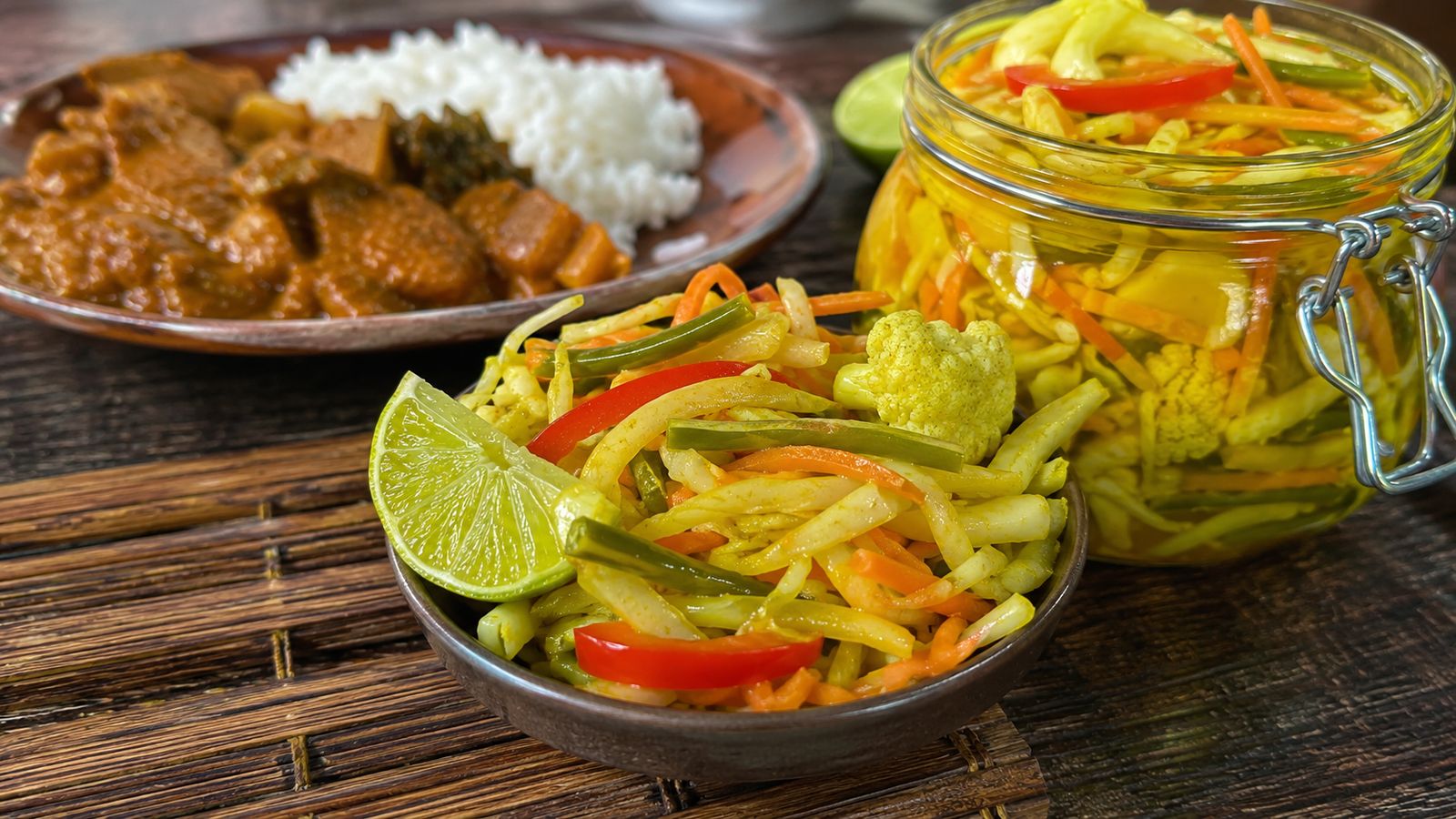 Achards Légumes Réunionnais