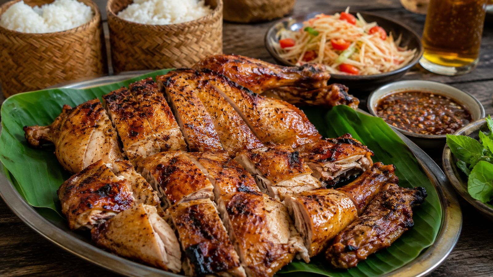 Ping Gai (Lao Grilled Chicken)