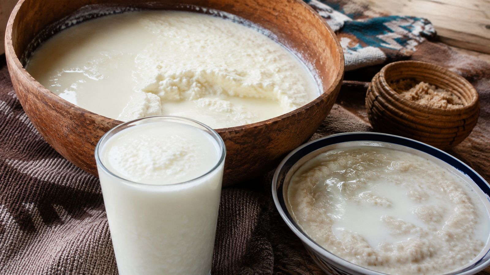 Lebese le bolila (lait aigre fermenté Basotho)