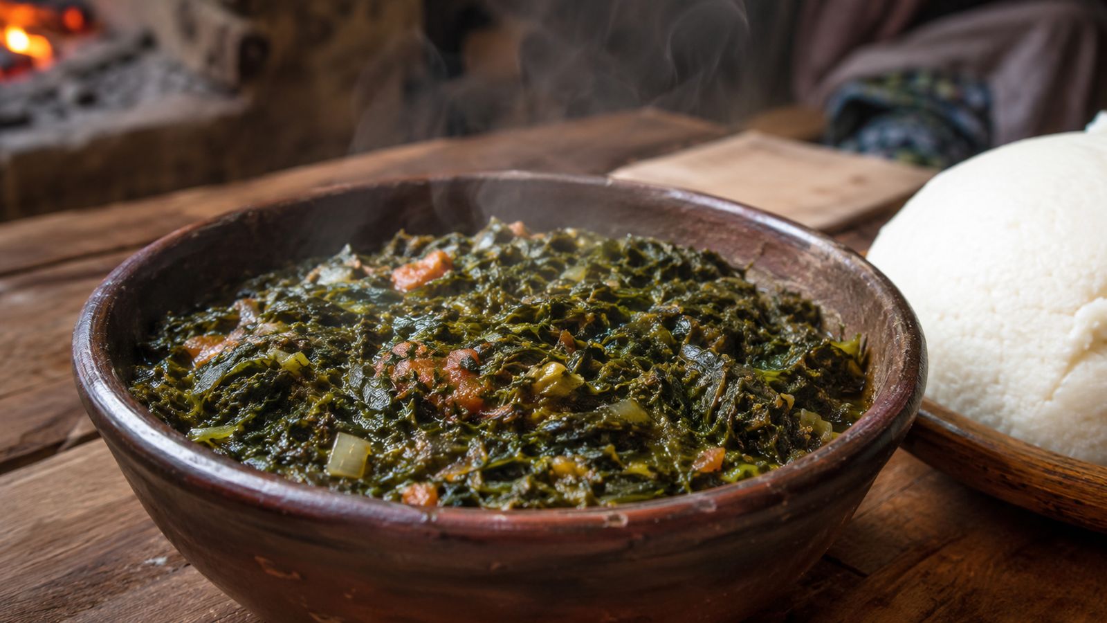 Lefotho (pain plat frit Basotho à la poêle)