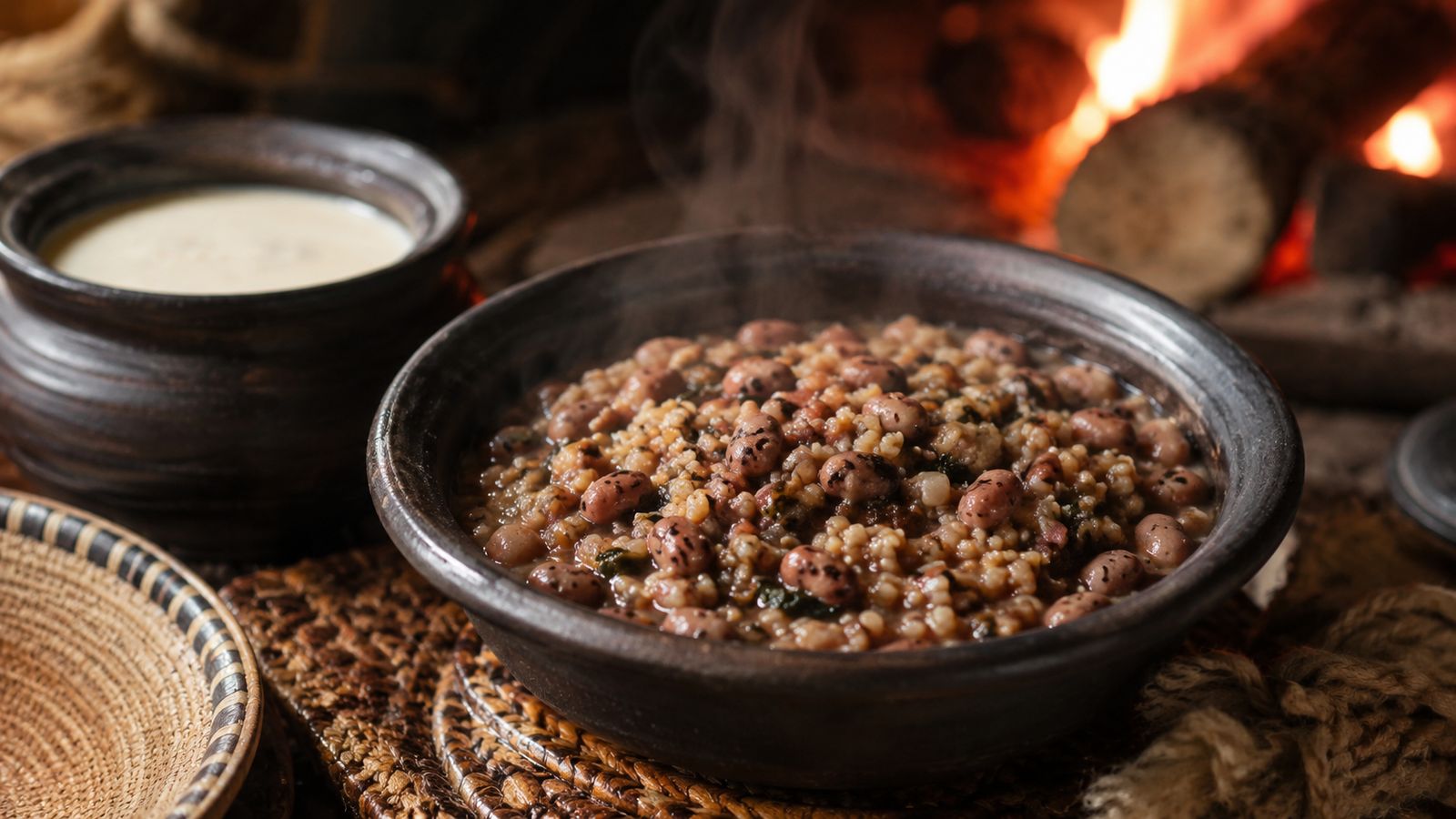 Likhobe (sorgho-haricots Basotho)