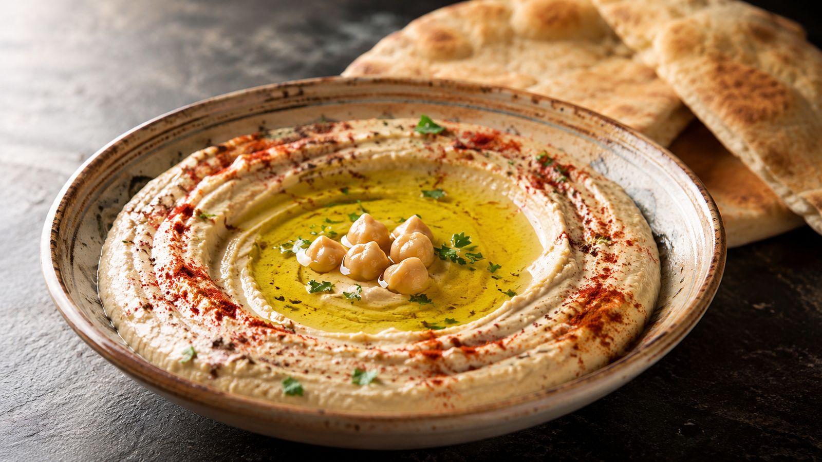 Hummus bi Tahini (حمص بطحينة)