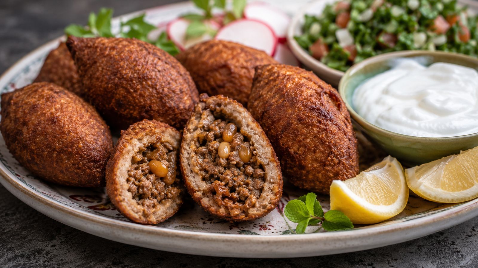 Kebbeh Frites (كبة مقلية)