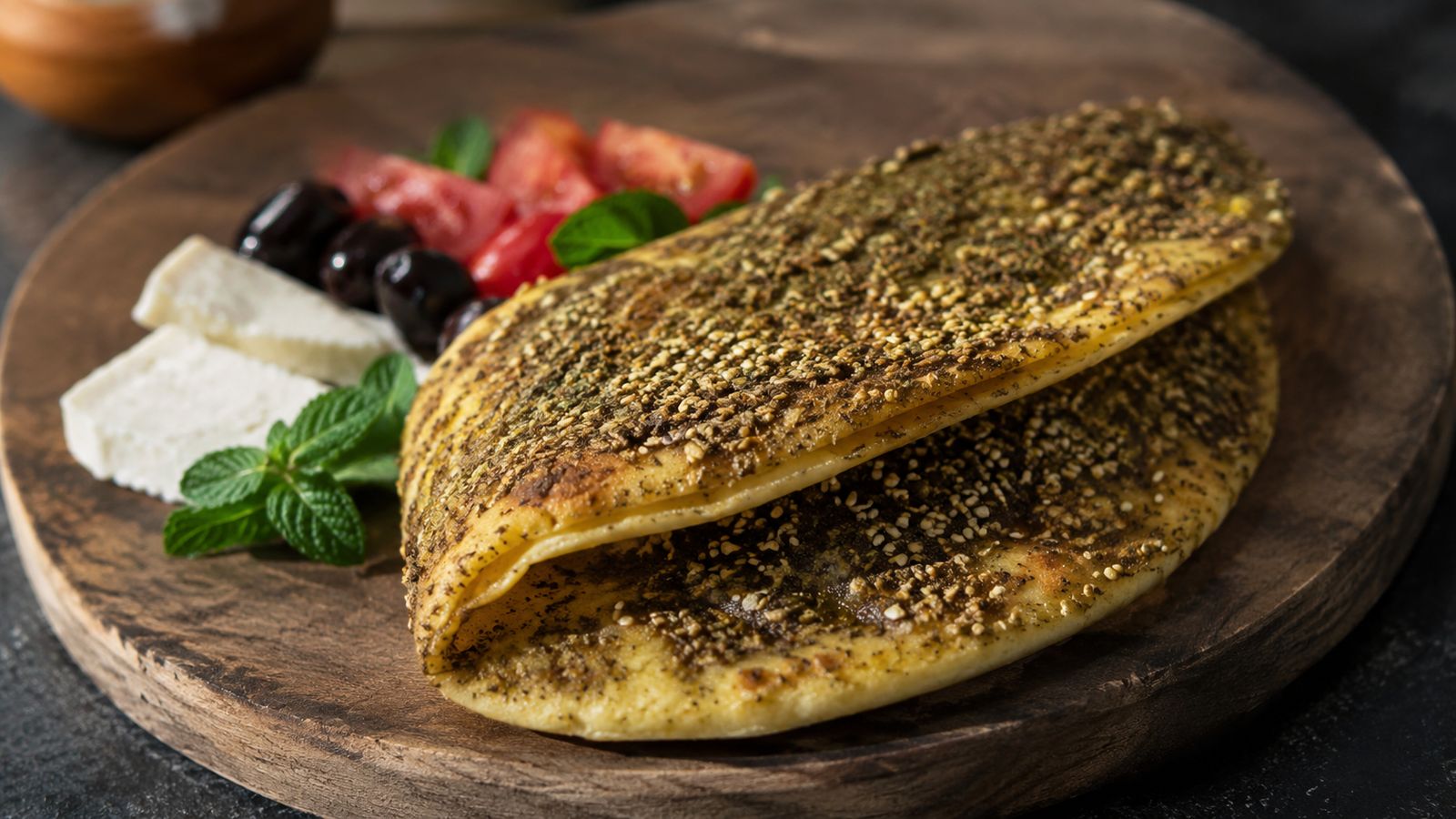 Manakish Za'atar (مناقيش زعتر)