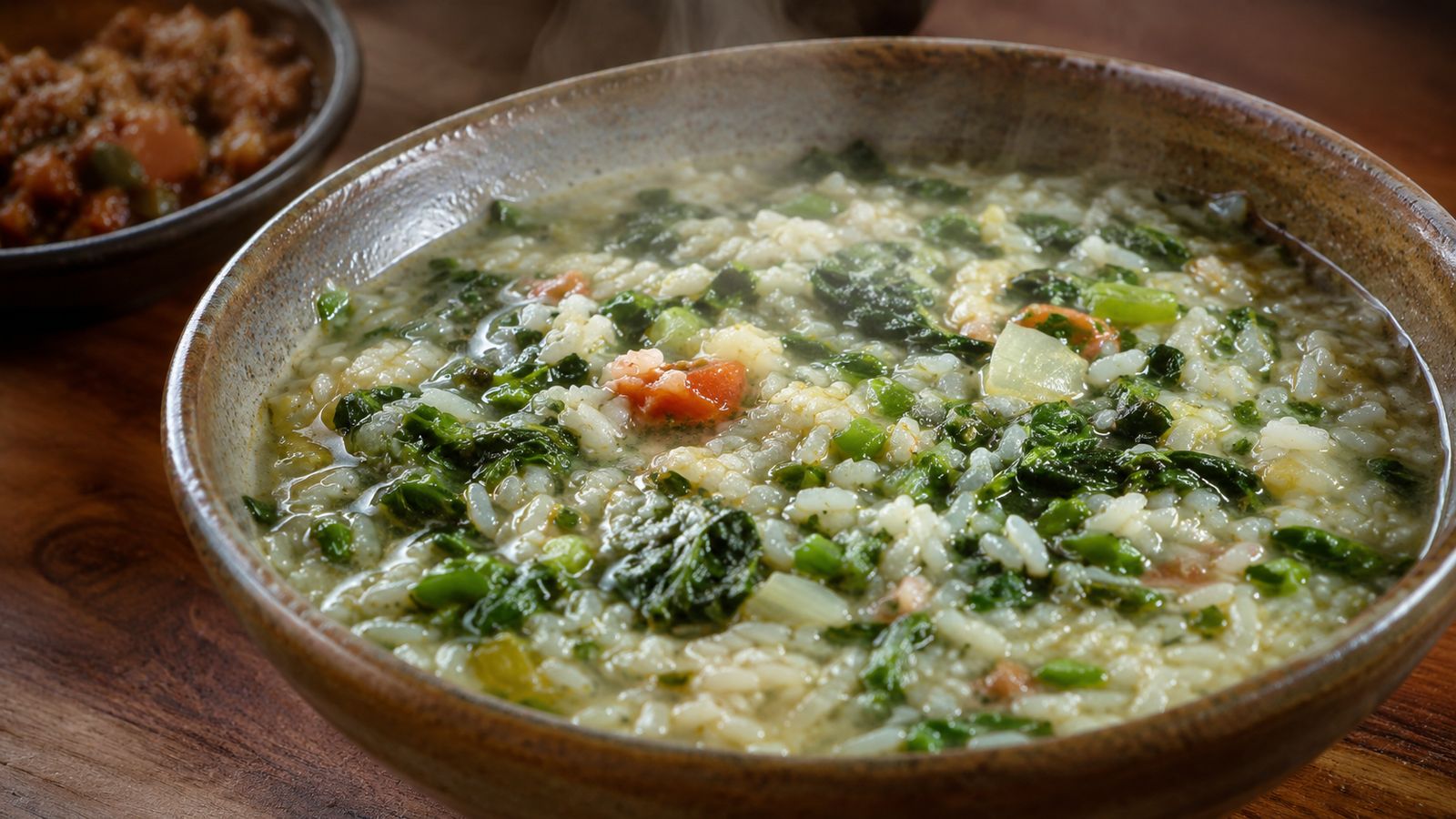 Vary Amin'anana (soupe de riz aux brèdes)