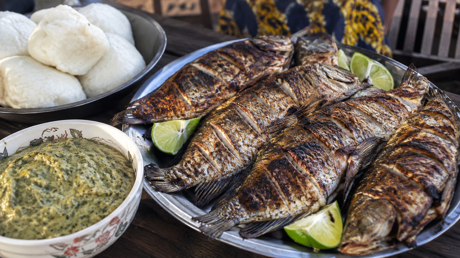 Chambo grillé du Lac Malawi