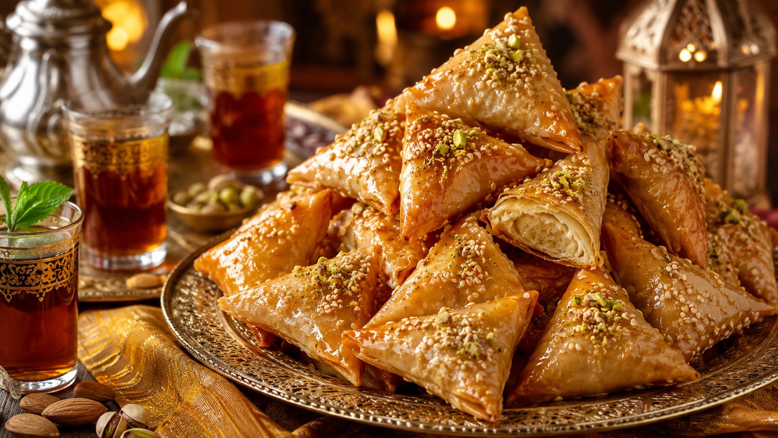 Briouates aux amandes (بريوات باللوز)