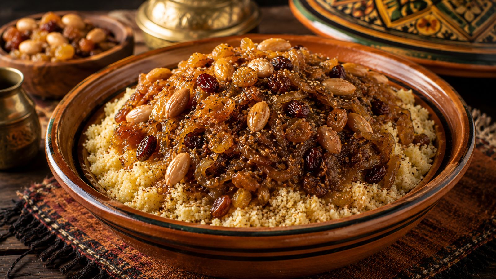 Couscous tfaya (كسكس بالتفاية)