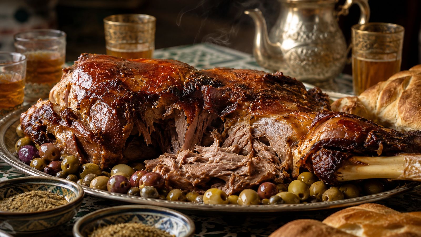 Mechoui d'agneau au cumin (مشوي)