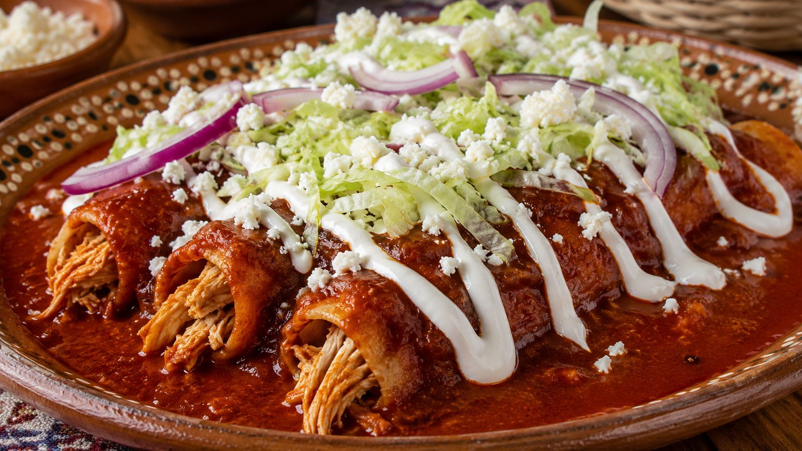 Enchiladas Rojas (de Guajillo)