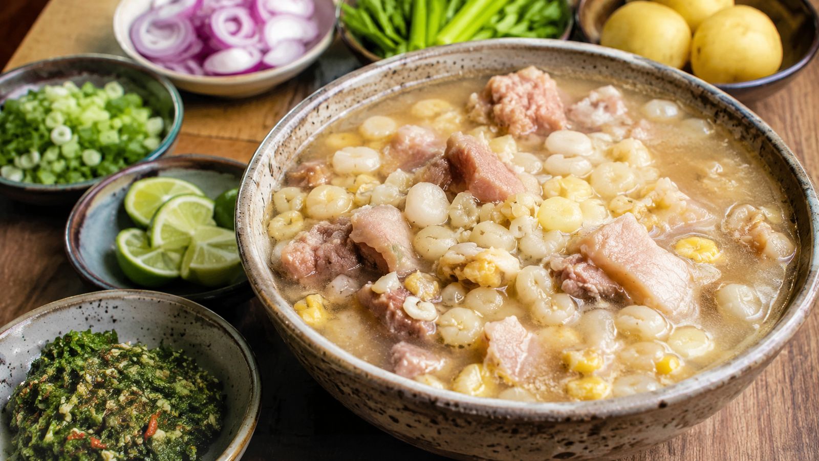 Sa Bute (ဆာဘုတီ — Sabuti, soupe maïs-porc des montagnes Chin)