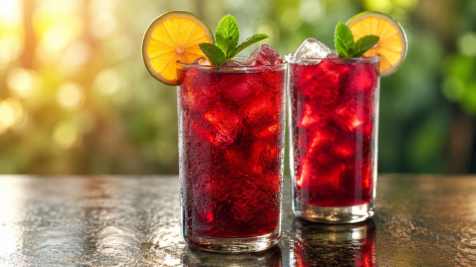 Zobo (infusion hibiscus rouge — boisson nationale du Nigeria)