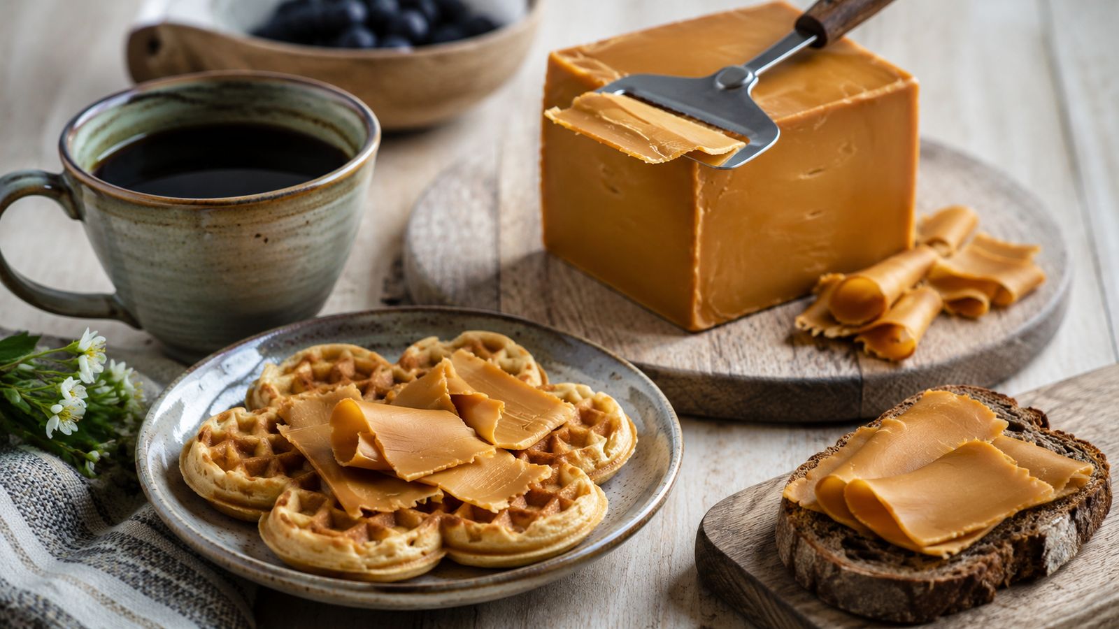Brunost (fromage brun caramel norvégien)