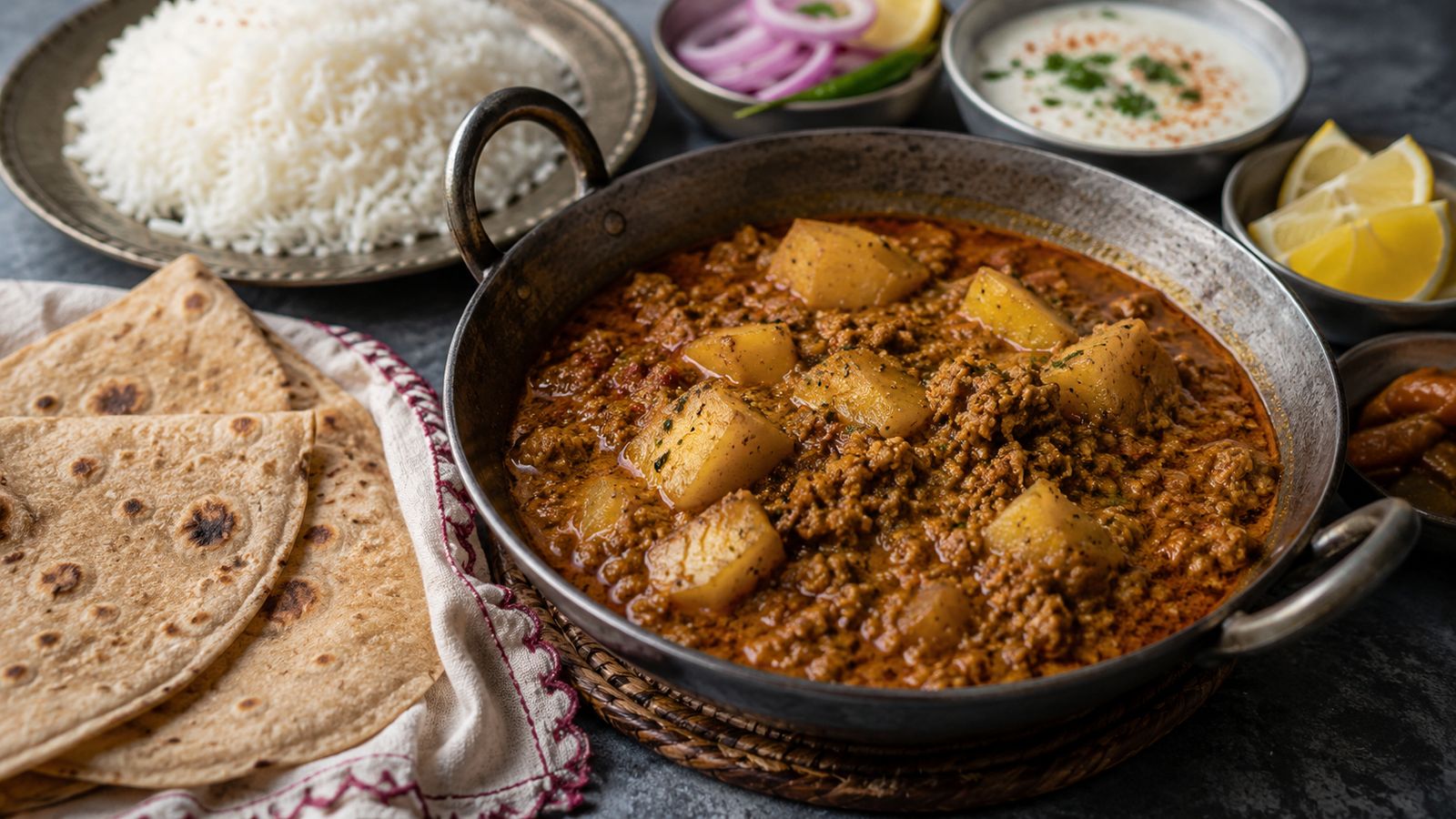 Aloo Keema (آلو قیمہ)