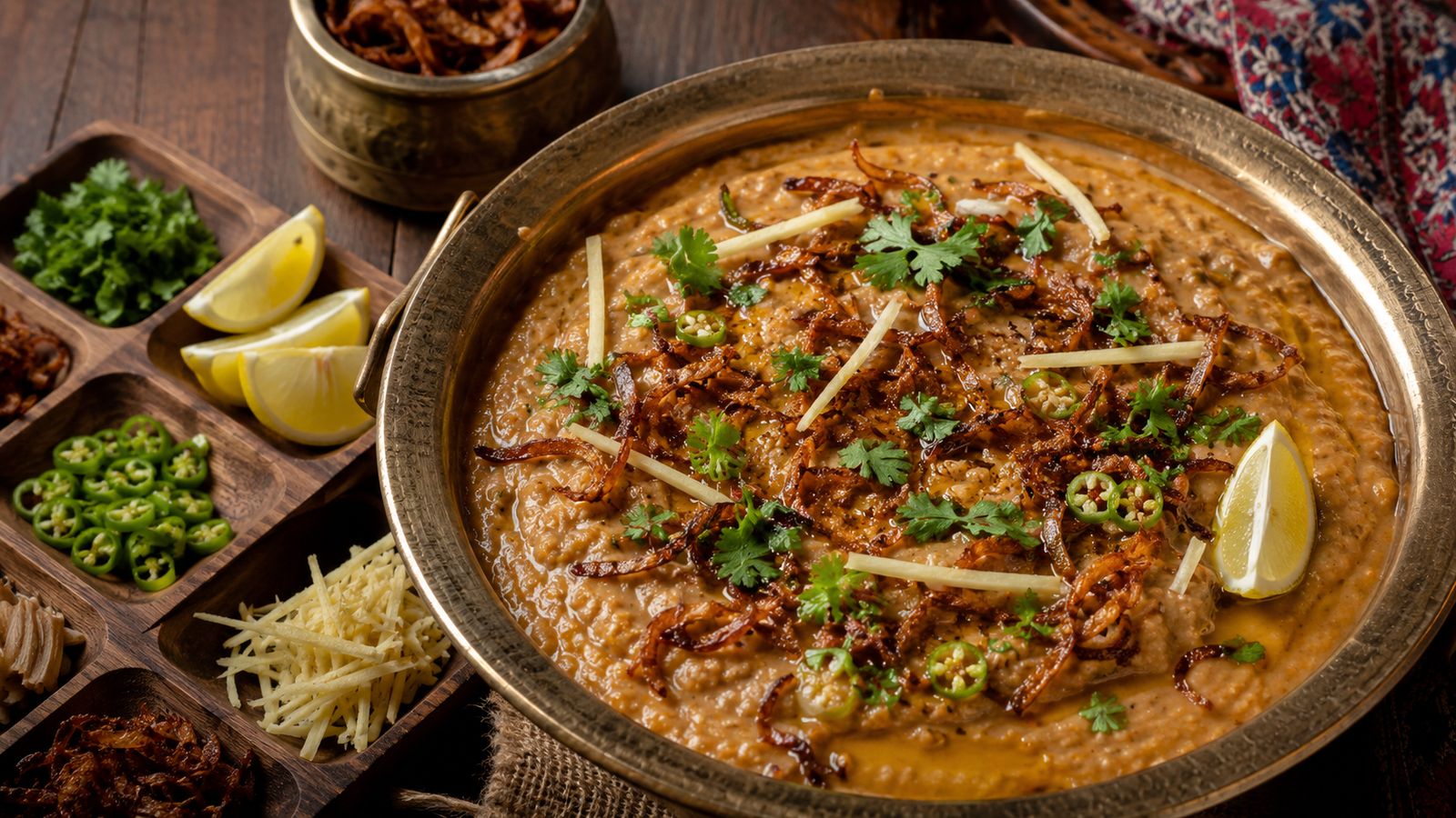 Haleem (porridge bœuf-céréales pakistanais)