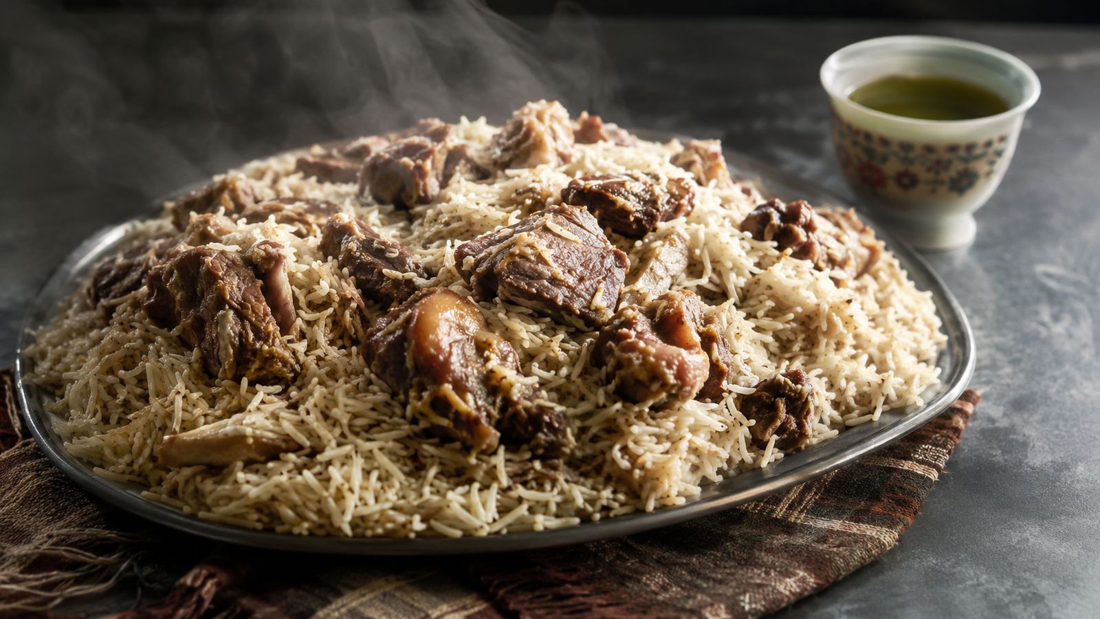 Peshawari Mutton Pulao (پشاوری پلاؤ — Peshawari Chawal)