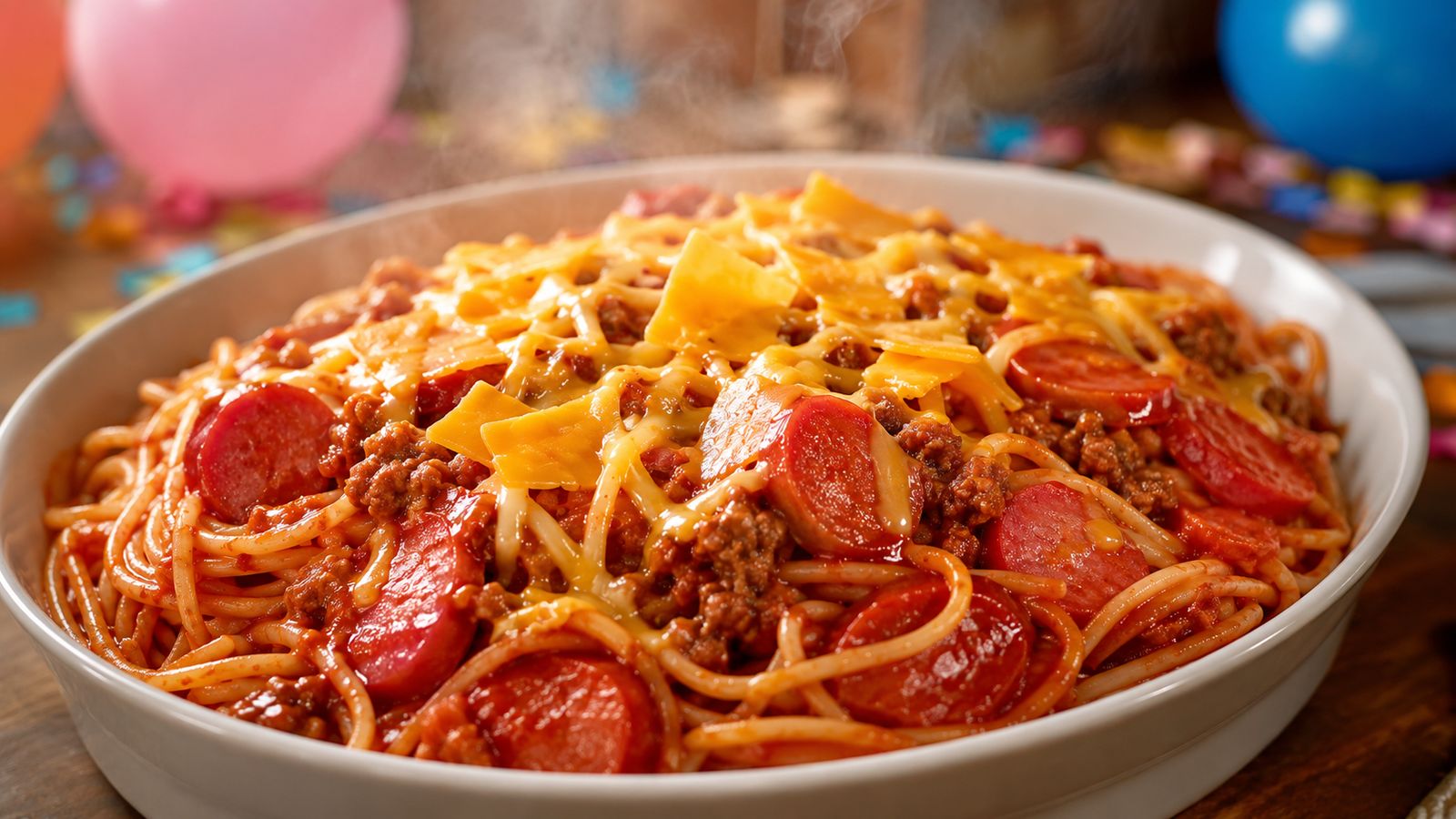 Filipino Spaghetti (Spaghetti Filipino)