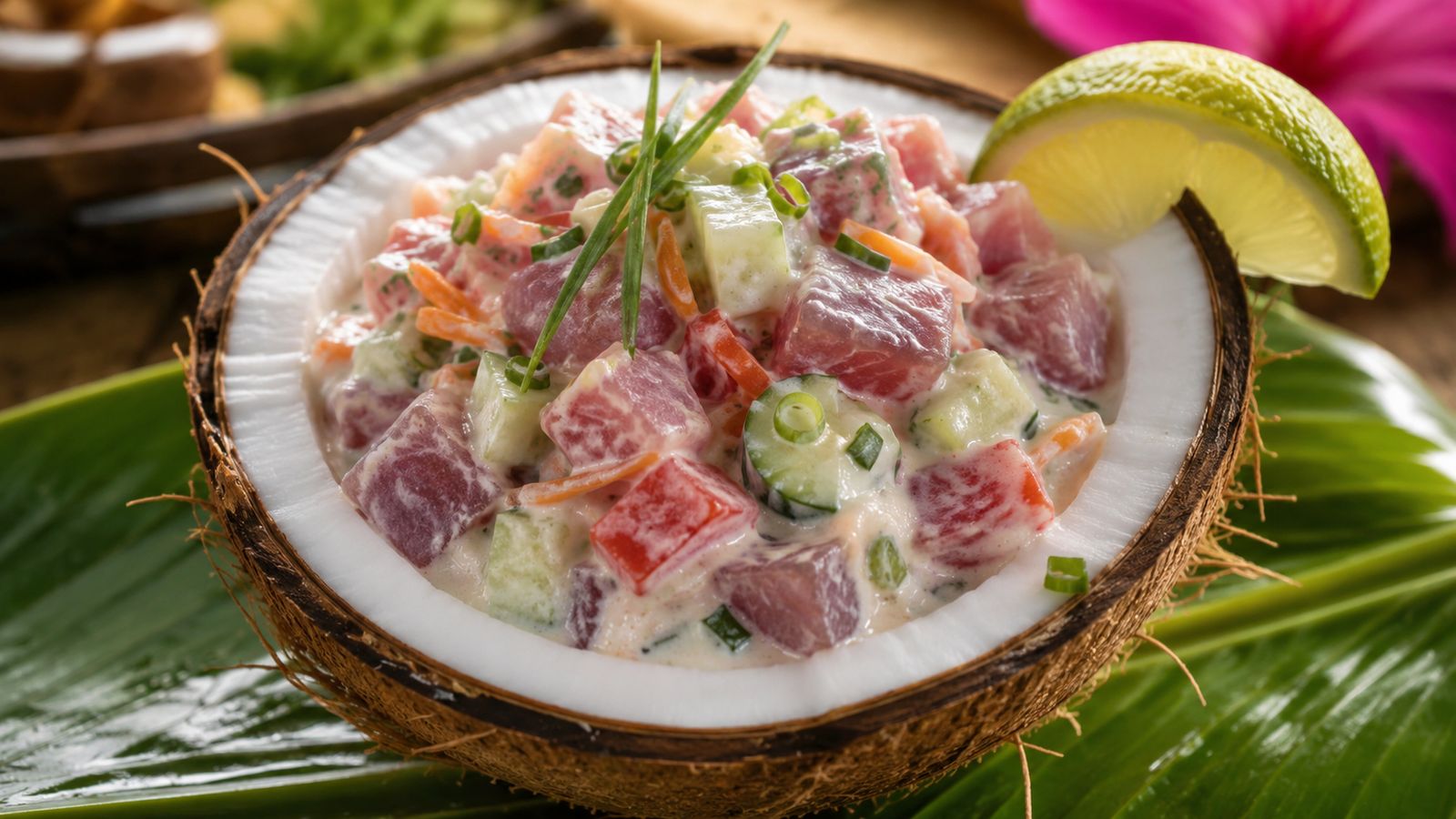 Poisson Cru au Lait de Coco (I'a Ota)