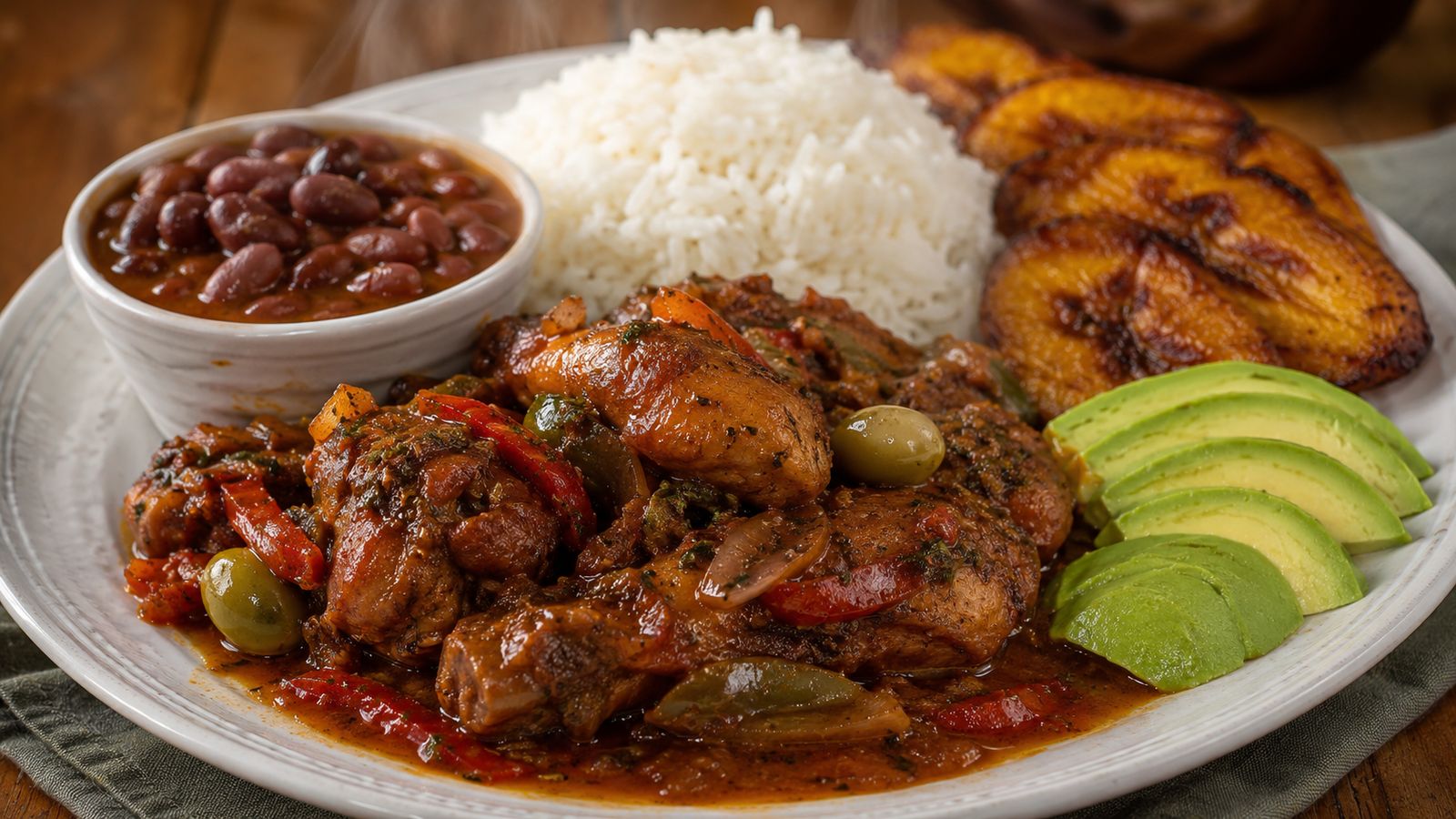 Pollo Guisado Dominicano