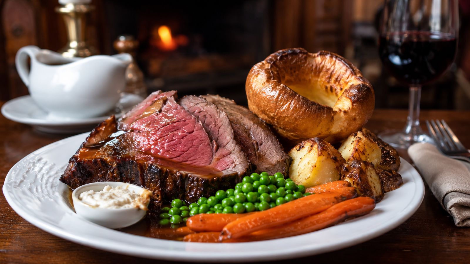 Sunday Roast Beef + Yorkshire Pudding