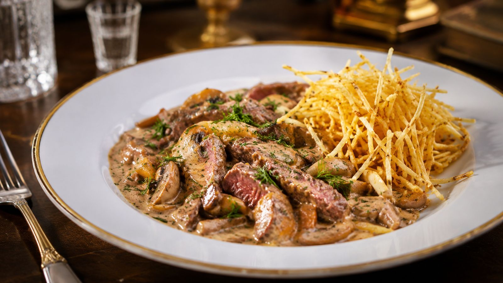 Bœuf Stroganoff