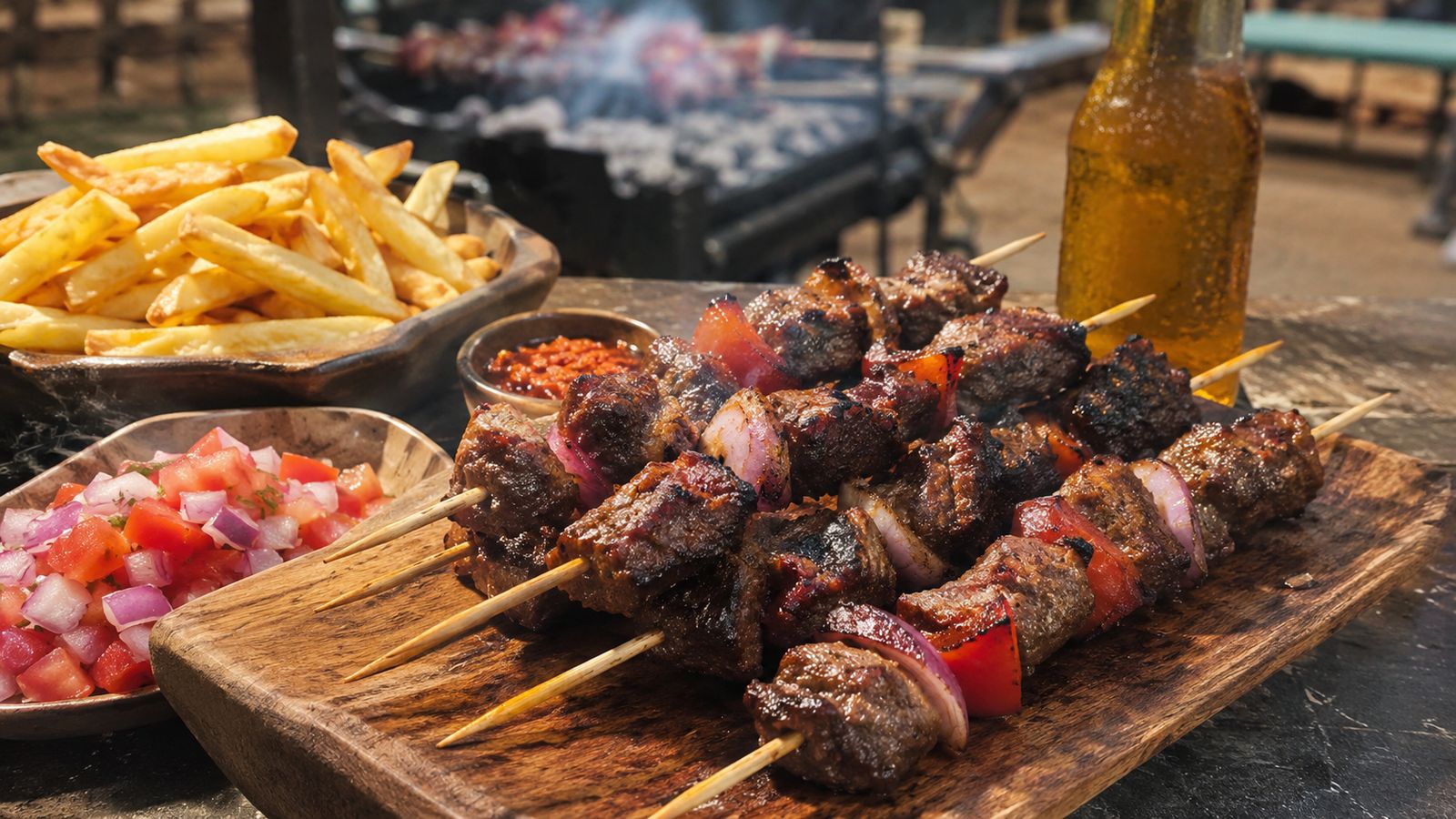 Brochettes Inyama Y'ihene