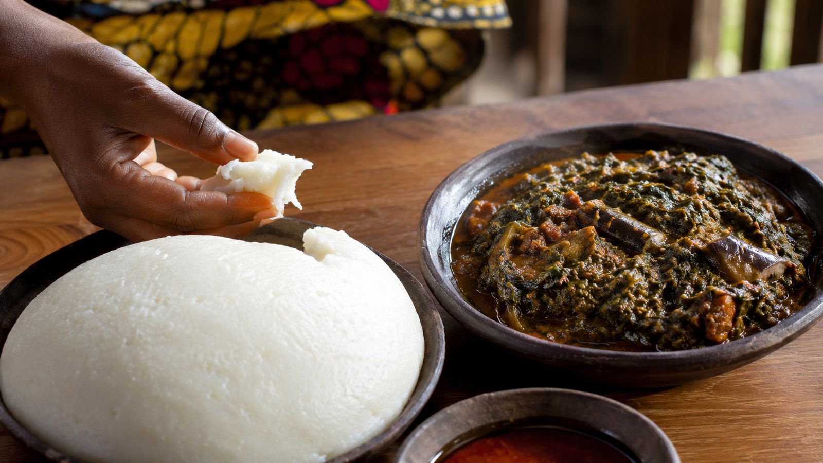 Ubugali na Isombe