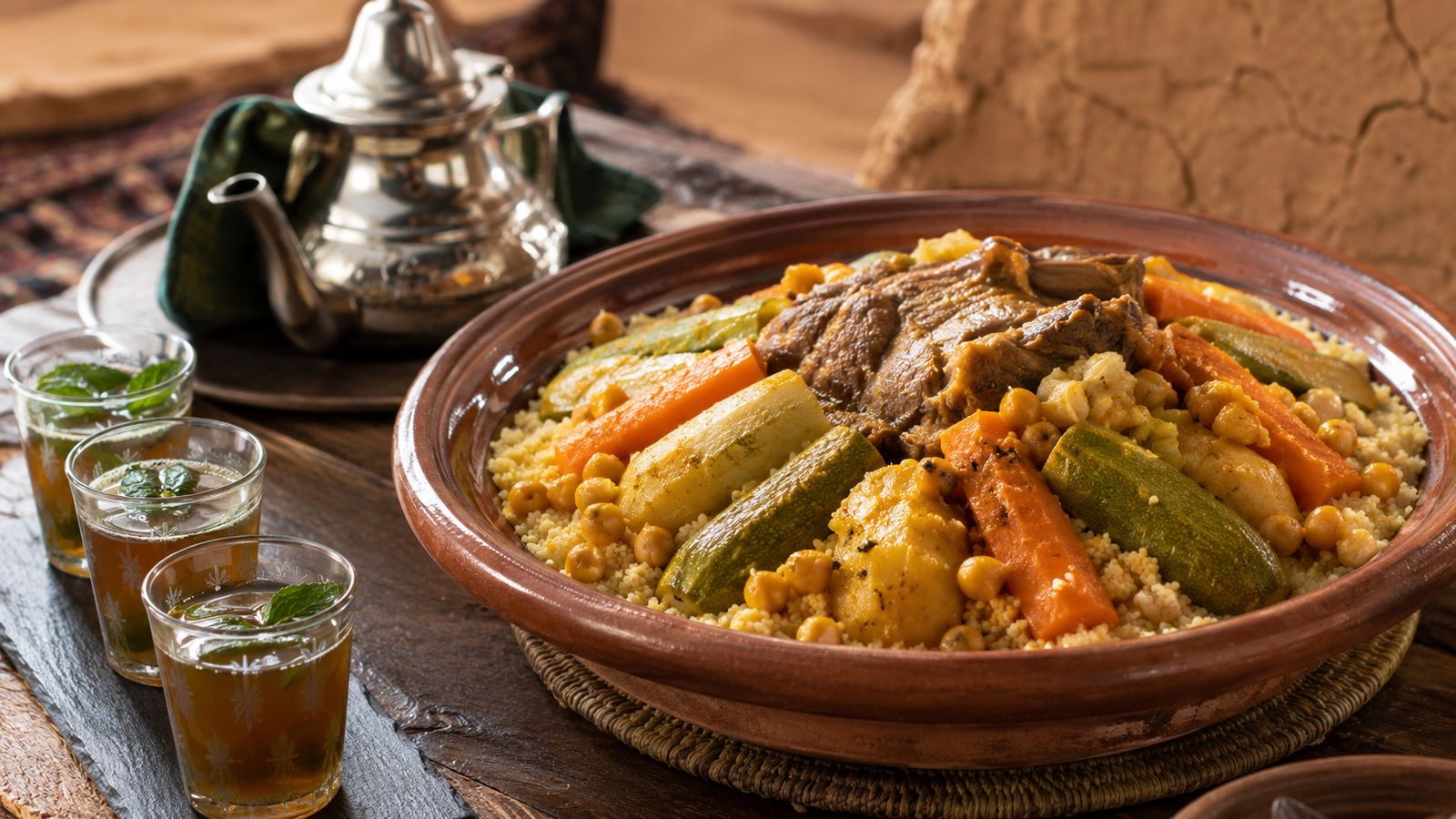 Couscous sahraoui (Kuskus / Alghabba)