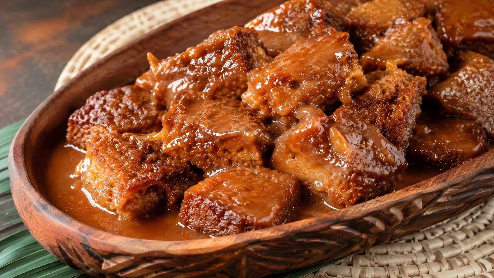 Fa'ausi - dessert au caramel de coco