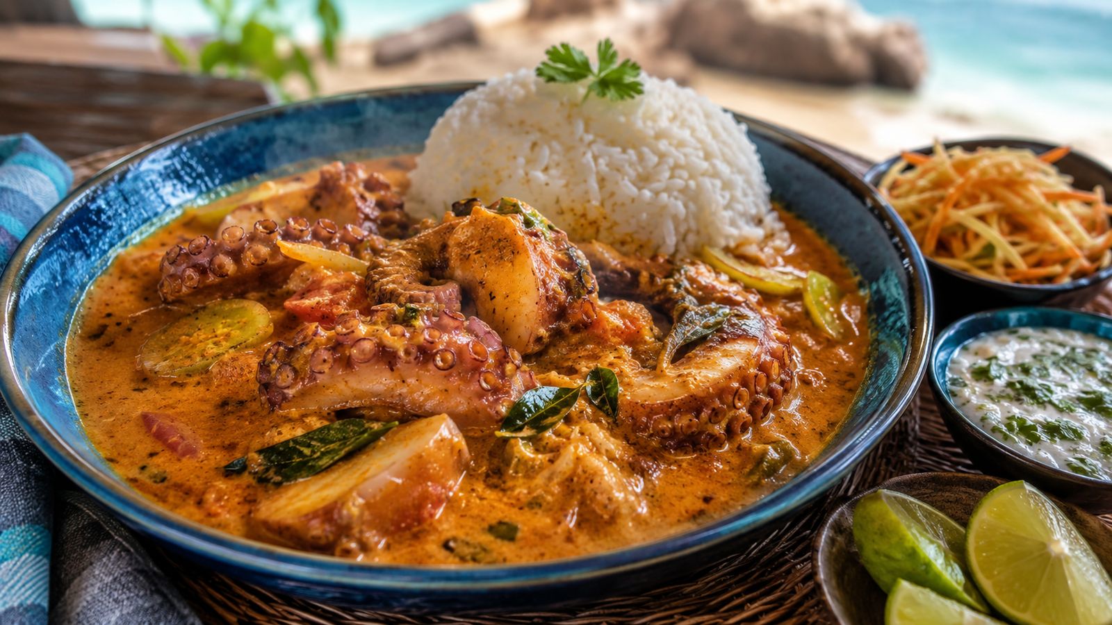 Kari Zourit (Octopus Curry Seychellois)