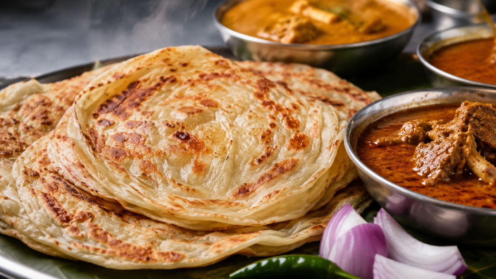 Roti Prata (ரொட்டி பிராட்டா)