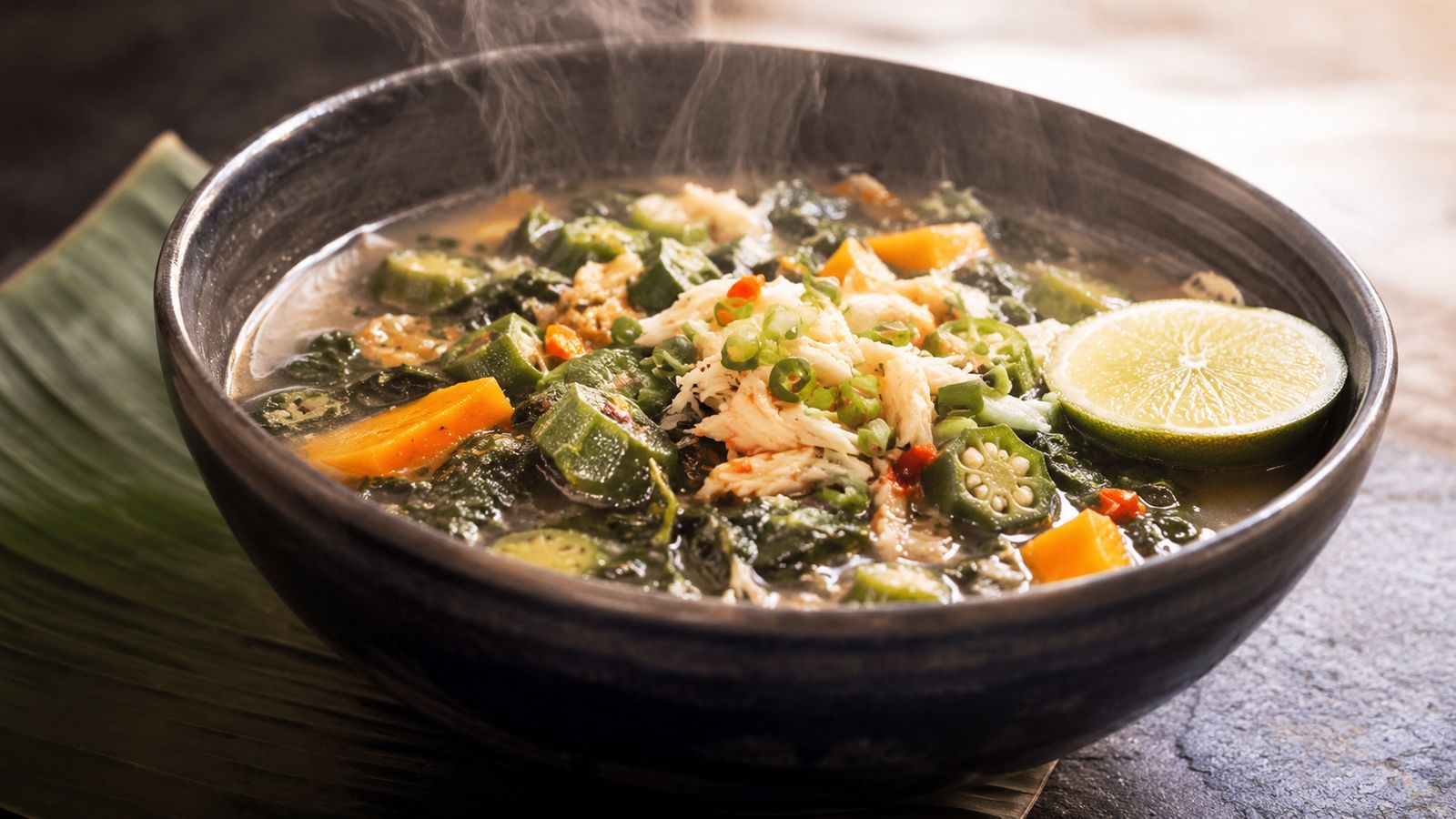 Callaloo Soup de Sint Maarten