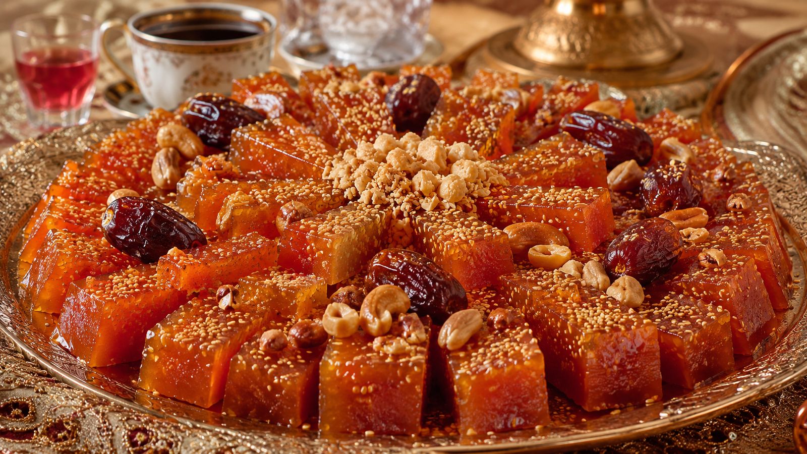 Xalwo Soomaali (halwa somalienne des mariages — حلوة الصومالية)