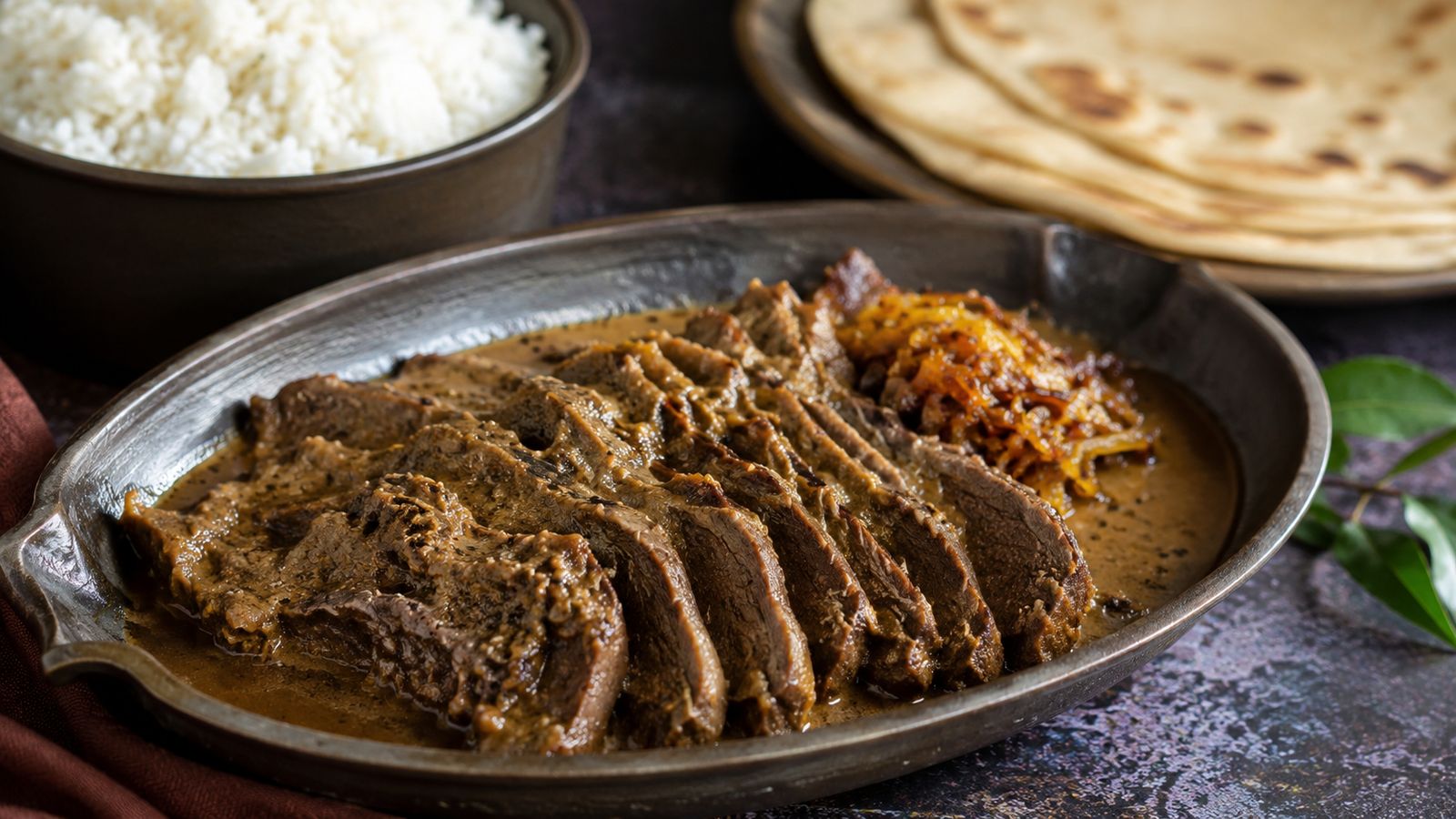 Jaffna Mutton Curry / Goat Curry (ஆட்டிறைச்சி கறி / Aattirachi Kari)
