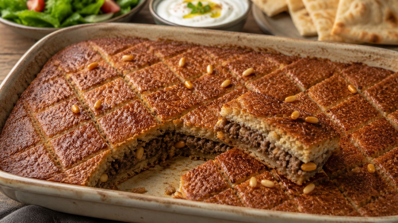 Kibbeh Bil Saniyeh (كبة بالصينية)