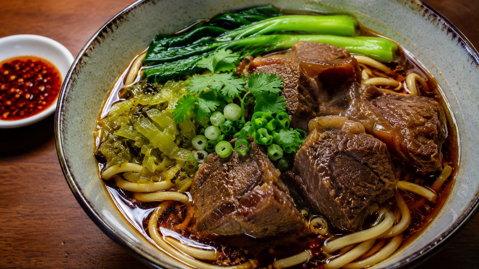 Taiwanese Beef Noodle Soup (牛肉麵)