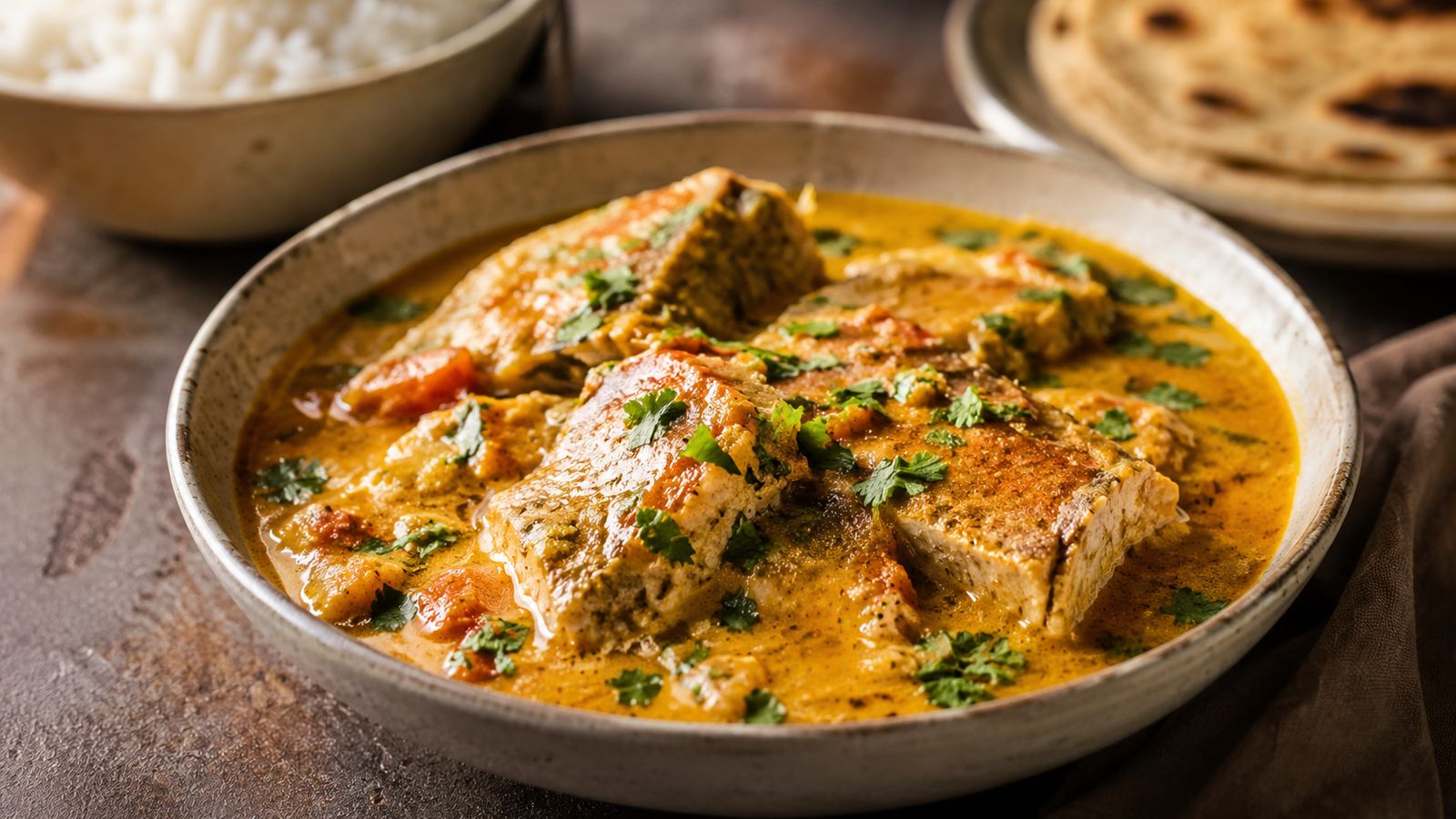 Mchuzi wa samaki (curry de poisson swahili au lait de coco)
