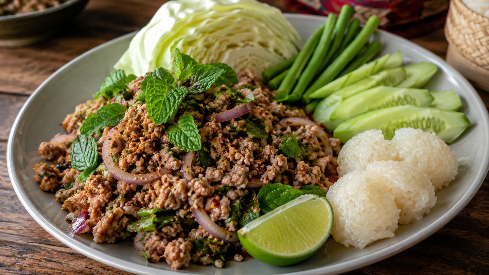 Larb Moo Isan (ลาบหมูอีสาน)