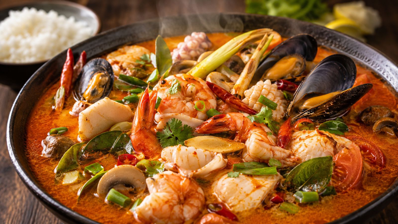Tom Yum Talay, recette traditionnelle (Thaïlande)