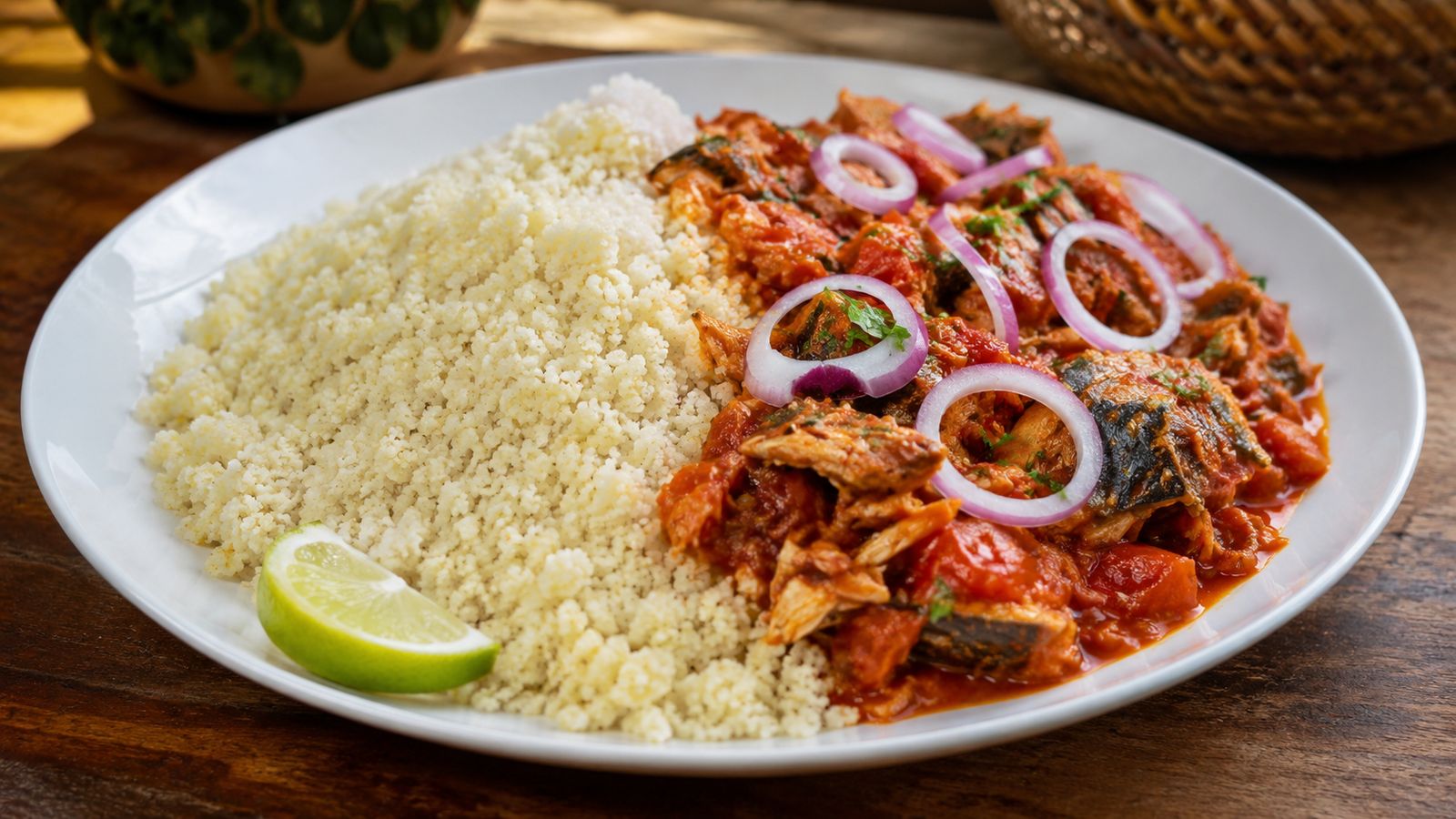 Attieke togolais (avec sauce ata-tomate)