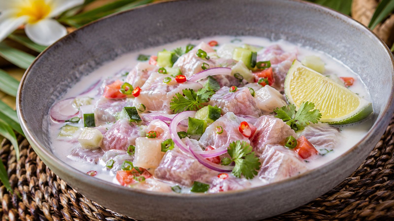 'Ota 'Ika (poisson cru tongien au lait de coco)
