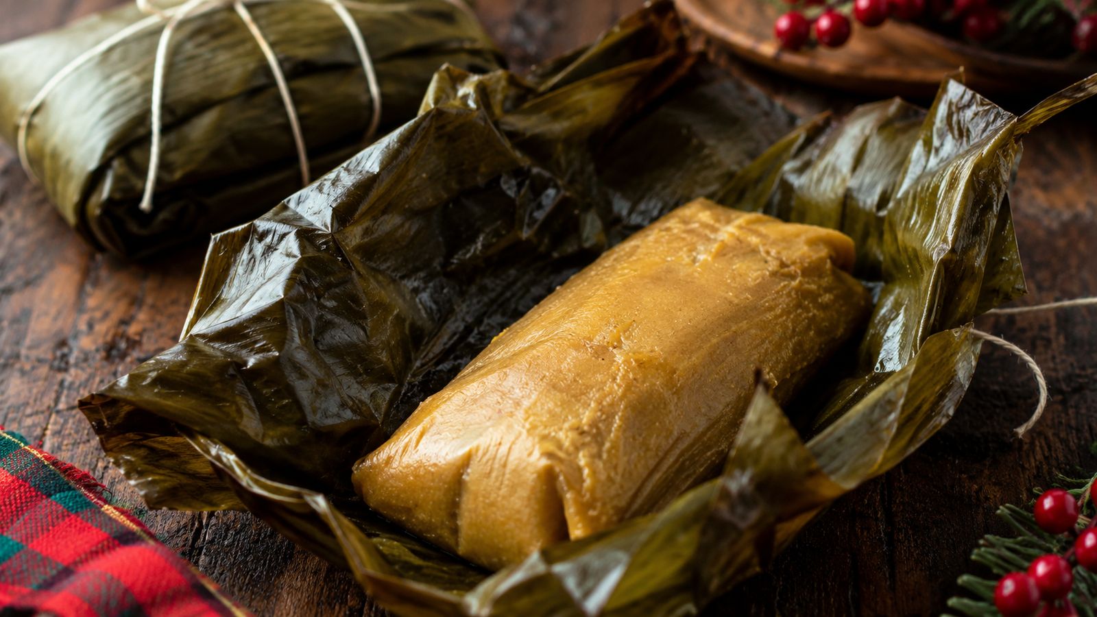 Pastelle Trinidadienne (pâté de maïs de Noël)