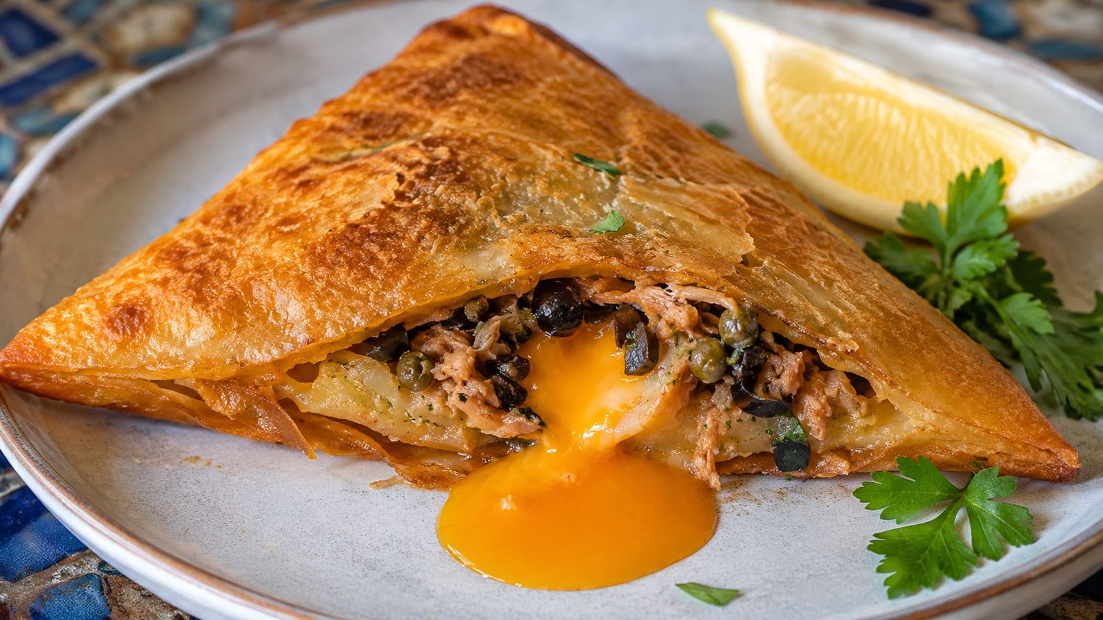 Brik a l'oeuf (بريك بالبيضة)